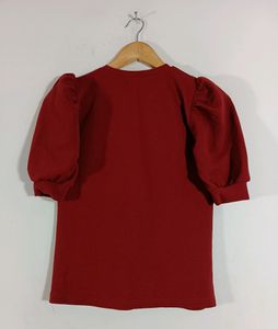 Casual Maroon Top (Women)