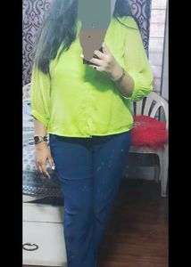 Neon Green Shirt Top 44-46