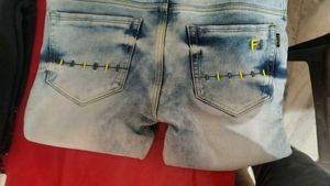 Fendi Light Wash Denim Jeans