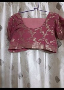 Onion Color Saree For Women