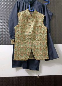 Jawahar Cut With Chooridar Pajama