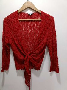 Mesh Beach Shrug