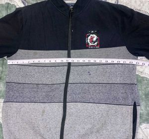 Black And Grey Zipper