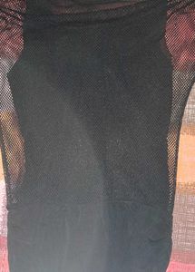 Stylish Black Mesh Top