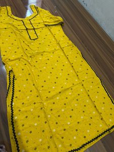 Mustard Yellow Kurta
