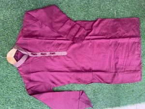 Maroon Kurta