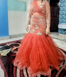 Gorgeous Orange Lehenga Choli