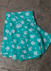 Floral Cotton Blend Saree
