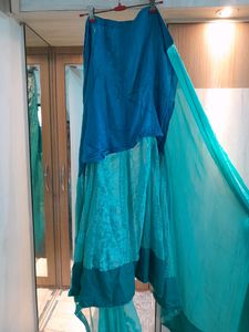 Lehanga Pattern Saree
