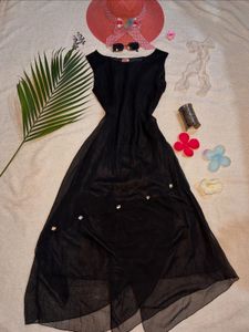Black A Line Dress🖤