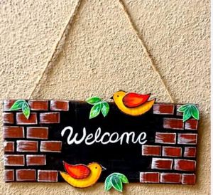 Cardboard DIY  Welcome Board
