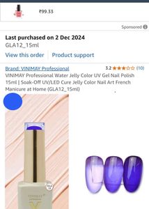 Combo 🔥 UV gel Nail Polish/ Led / Rubber Based