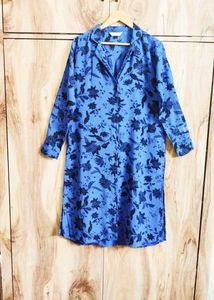 Printed Long Shirt Bust Size-36
