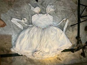 Girls White Dress - Cute & Stylish!