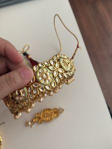 Gold Kundan Choker Set