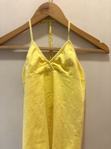 Beautiful Yellow Halter Top