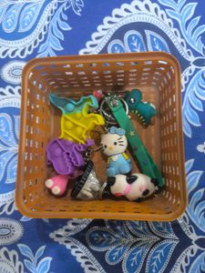 Cute Keychains with brown box.