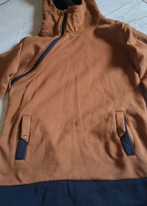 Brown Zip Hoodie