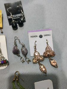 Combo Of 14 Earrings And Nosepins 🥳