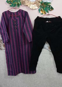 Purple 💜kurta Set