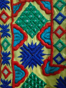Embroidered Yellow Kurta