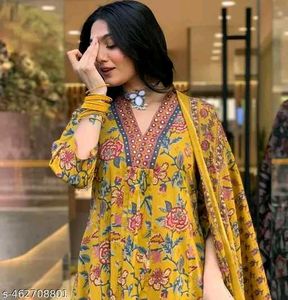 Kurta With Dupatta And Bottom wear