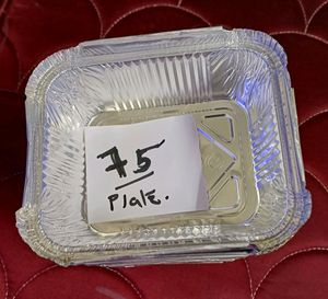 Complete Set of Disposable Containers and Plates.