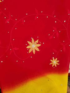 Excellent Saree With Colour Combination