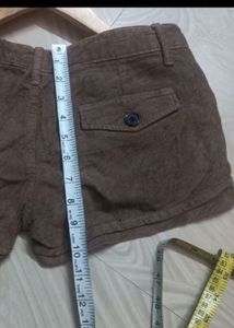 Brown Casual Shorts