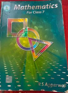 R.s Aggarwal Class 7 Maths Textbook