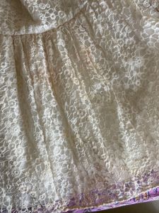 White Lace Peter Pan Collar Dress