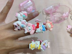 My Melody Small Storage Box With Rings Nd Keychain