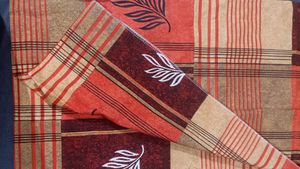 Patterned Single Bedsheet never used