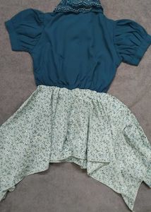 New Cute Girl's Dress - Floral Skirt