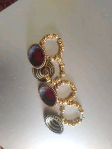 Hoop Jhumka Earrings(Handmade)