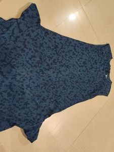 Denim Sleeveless Dress With Pockets