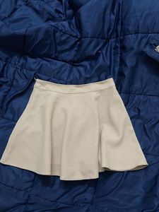Beige Skater Skirt – Dotori Korean Brand
