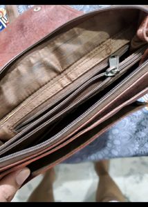 Pure Leather Side Bag Unisex