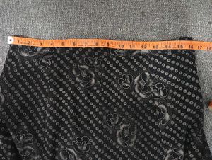 Black Printed Skirt