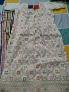 kurti with duptta