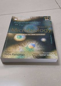 ananthanaryan Microbiology Textbook Like New