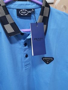 Prada Light Blue Polo Shirt