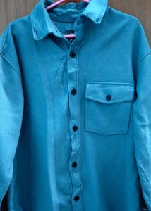 H&amp;M Woollen Oversized Shirt