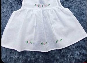 Floral Embroidered Baby Dress