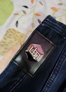 Dark Blue Denim Jeans