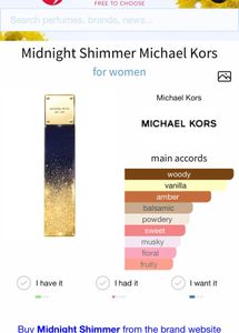 Micheal Kors Midnight Shimmer Edp