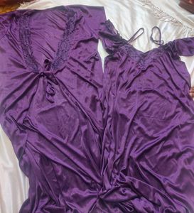 Satin Night Wear Combo