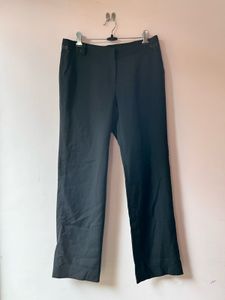Black Straight Leg Trousers