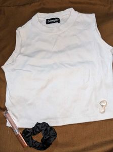 White Causal Tank Top🤍