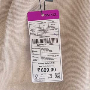 Beige Zudio Pants